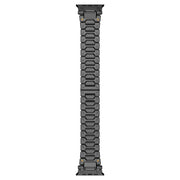 For Apple Watch Series 4 44mm Pathfinder Stainless Steel Metal Watch Band(Black)