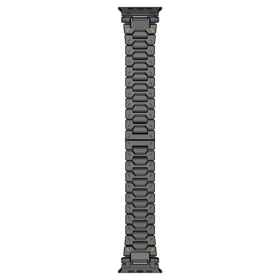 For Apple Watch Series 4 44mm Pathfinder Stainless Steel Metal Watch Band(Black)