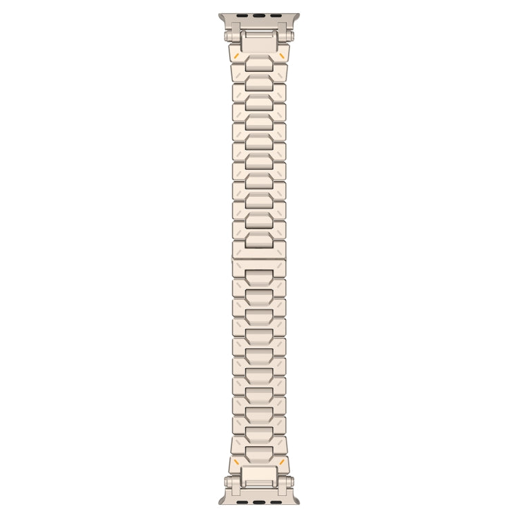 For Apple Watch Series 4 44mm Pathfinder Stainless Steel Metal Watch Band(Titanium Color)