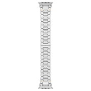 For Apple Watch Series 4 44mm Pathfinder Stainless Steel Metal Watch Band(Silver)