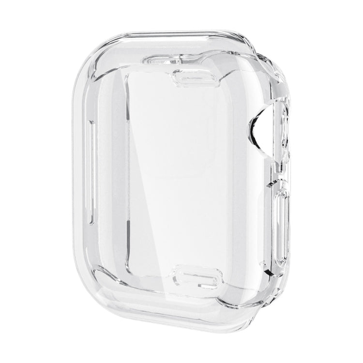 For Apple Watch Series 10 42mm ENKAY Hat-Prince Electroplated Soft TPU Case with Screen Film(Transparent)