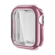 For Apple Watch Series 10 46mm ENKAY Hat-Prince Electroplated Soft TPU Case with Screen Film(Pink) - free shipping - PMc TechLife - Order now!