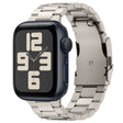 For Apple Watch SE 2023 40mm Three Beads Titanium Alloy Metal Watch Band(Titanium Color) - free shipping - PMc TechLife - Order now!