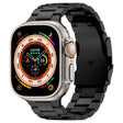 For Apple Watch Ultra 49mm Three Beads Titanium Alloy Metal Watch Band(Black) - free shipping - PMc TechLife - Order now!