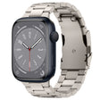 For Apple Watch Series 8 45mm Three Beads Titanium Alloy Metal Watch Band(Titanium Color) - free shipping - PMc TechLife - Order now!