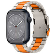For Apple Watch Series 8 45mm Three Beads Titanium Alloy Metal Watch Band(Titanium Orange) - free shipping - PMc TechLife - Order now!