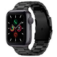 For Apple Watch Series 5 44mm Three Beads Titanium Alloy Metal Watch Band(Black) - free shipping - PMc TechLife - Order now!