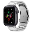For Apple Watch Series 5 40mm Three Beads Titanium Alloy Metal Watch Band(Silver) - free shipping - PMc TechLife - Order now!