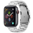 For Apple Watch Series 4 40mm Three Beads Titanium Alloy Metal Watch Band(Silver) - free shipping - PMc TechLife - Order now!
