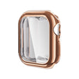 For Apple Watch Series 10 46mm Full Coverage TPU Electroplated Watch Case(Rose Gold) - Watch Cases by PMC TechLife | Online Shopping South Africa | PMC TechLife | Buy Now Pay Later Mobicred