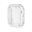 For Apple Watch Series 10 46mm Full Coverage TPU Electroplated Watch Case(Transparent) - Watch Cases by PMC TechLife | Online Shopping South Africa | PMC TechLife | Buy Now Pay Later Mobicred