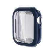 For Apple Watch Series 10 42mm Full Coverage TPU Electroplated Watch Case(Midnight Blue)