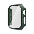 For Apple Watch Series 10 46mm Tempered Glass Film Integrated PC Watch Case(Green) - Watch Cases by PMC TechLife | Online Shopping South Africa | PMC TechLife | Buy Now Pay Later Mobicred