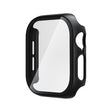 For Apple Watch Series 10 42mm Tempered Glass Film Integrated PC Watch Case(Black) - Watch Cases by PMC TechLife | Online Shopping South Africa | PMC TechLife | Buy Now Pay Later Mobicred