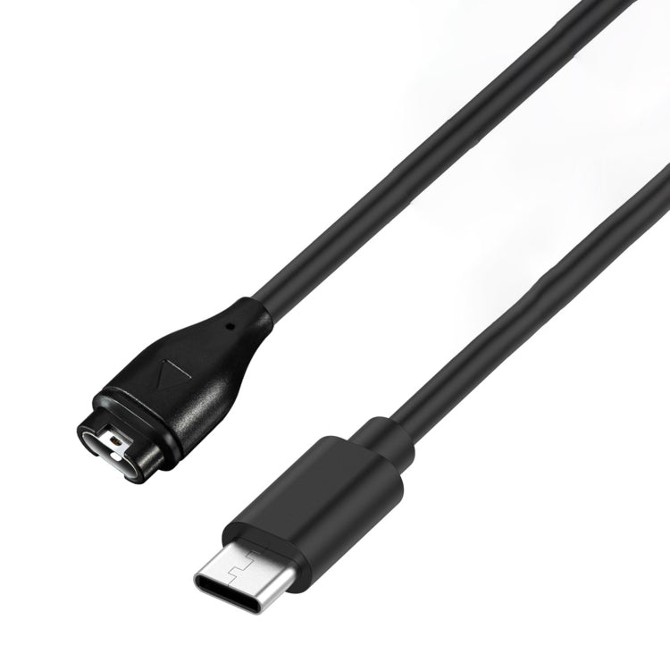 For Garmin Fenix 8 AMOLED / Vivoactive 6 USB-C / Type-C Interface Smart Watch Charging Cable, Length: 1m(black)