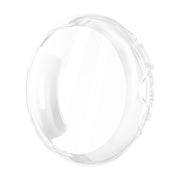 For Google Pixel Watch 3 45mm ENKAY Hat-Prince Full Coverage Electroplated Soft TPU Case with Screen Protection(Transparent)