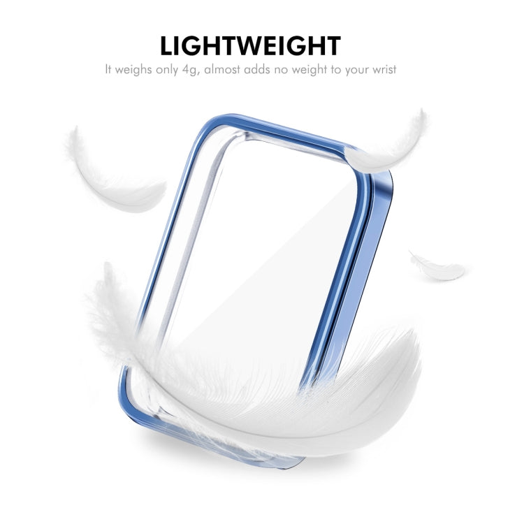 For Honor Band 9 ENKAY Hat-Prince Full Coverage Electroplated Soft TPU Case with Screen Protection(Silver)