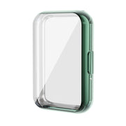 For Samsung Galaxy Fit3 ENKAY Hat-Prince Full Coverage Electroplated Soft TPU Case with Screen Protection(Dark Green)