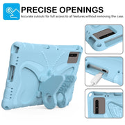 For Lenovo Tab M11 / Xiaoxin Pad 11 2024 Butterfly Bracket EVA Shockproof Tablet Case(Light Blue)
