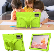 For Lenovo Tab M11 / Xiaoxin Pad 11 2024 Butterfly Bracket EVA Shockproof Tablet Case(Grass Green)