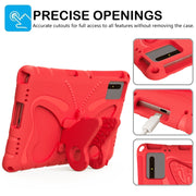 For Lenovo Tab M11 / Xiaoxin Pad 11 2024 Butterfly Bracket EVA Shockproof Tablet Case(Red)