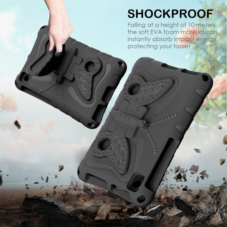 For Lenovo Tan M8 Gen4 8.0 2023 Butterfly Bracket EVA Shockproof Tablet Case(Black)