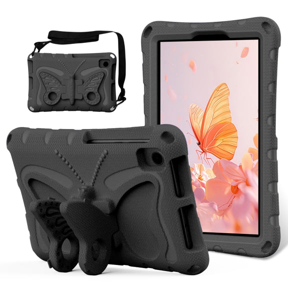 For Lenovo Tan M8 Gen4 8.0 2023 Butterfly Bracket EVA Shockproof Tablet Case(Black)