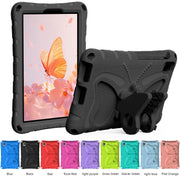 For Lenovo Tan M8 Gen4 8.0 2023 Butterfly Bracket EVA Shockproof Tablet Case(Black)