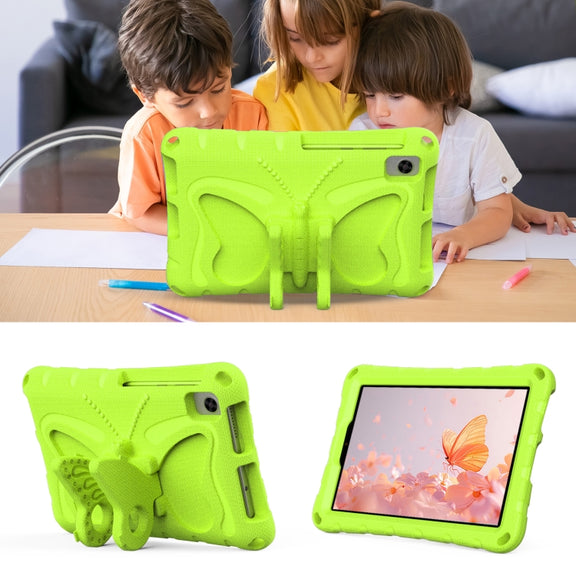 For Lenovo Tan M8 Gen4 8.0 2023 Butterfly Bracket EVA Shockproof Tablet Case(Grass Green)