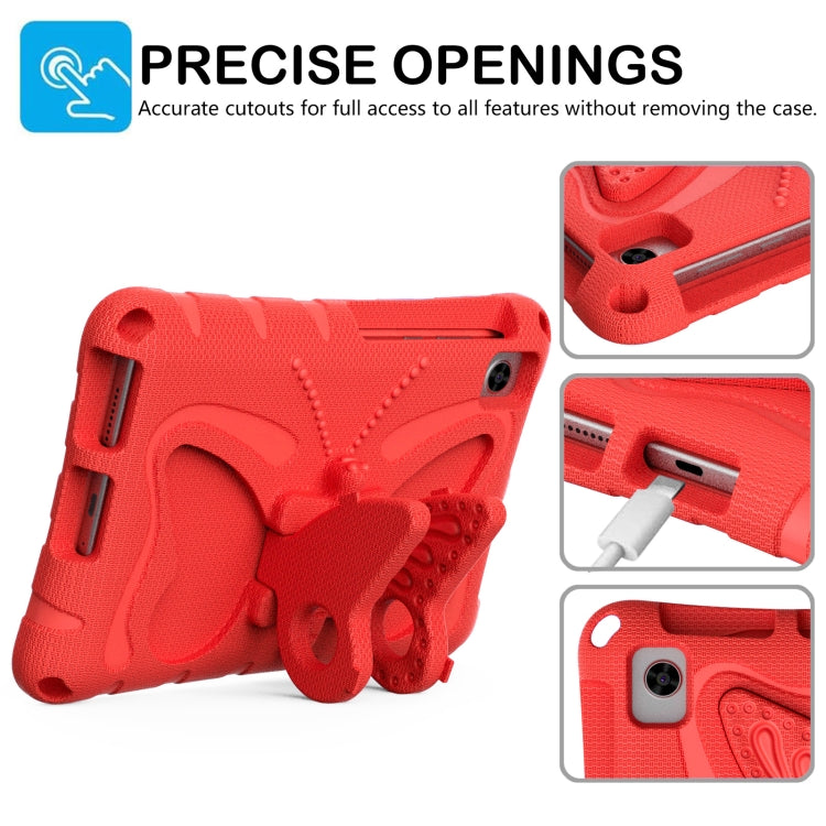 For Lenovo Tan M8 Gen4 8.0 2023 Butterfly Bracket EVA Shockproof Tablet Case(Red)