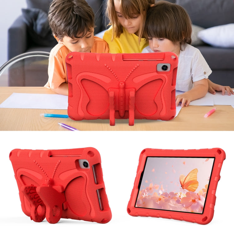 For Lenovo Tan M8 Gen4 8.0 2023 Butterfly Bracket EVA Shockproof Tablet Case(Red)