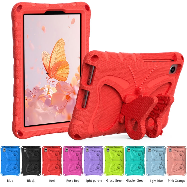 For Lenovo Tan M8 Gen4 8.0 2023 Butterfly Bracket EVA Shockproof Tablet Case(Red)