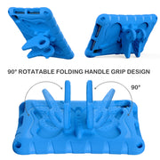 For Lenovo Tan M8 Gen4 8.0 2023 Butterfly Bracket EVA Shockproof Tablet Case(Blue)