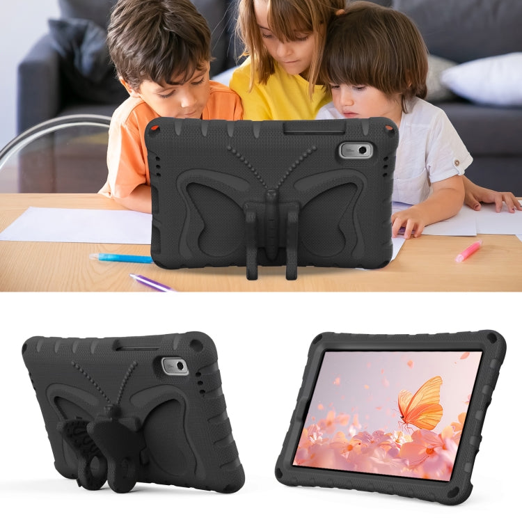 For Lenovo Tab M9 TB-310XU 2023 Butterfly Bracket EVA Shockproof Tablet Case(Black)