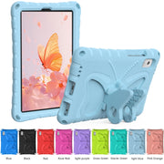 For Lenovo Tab M9 TB-310XU 2023 Butterfly Bracket EVA Shockproof Tablet Case(Light Blue)