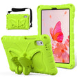 For Lenovo Tab M9 TB-310XU 2023 Butterfly Bracket EVA Shockproof Tablet Case(Grass Green) - Lenovo by PMC TechLife | Online Shopping South Africa | PMC TechLife | Buy Now Pay Later Mobicred