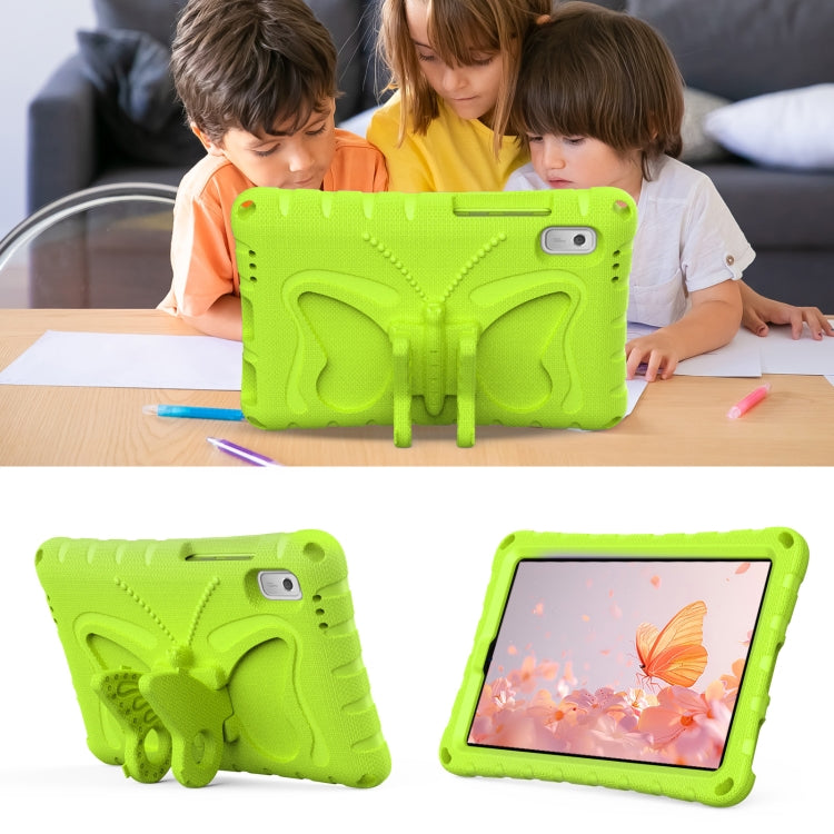 For Lenovo Tab M9 TB-310XU 2023 Butterfly Bracket EVA Shockproof Tablet Case(Grass Green)