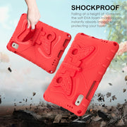 For Lenovo Tab M9 TB-310XU 2023 Butterfly Bracket EVA Shockproof Tablet Case(Red)