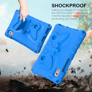 For Lenovo Tab M9 TB-310XU 2023 Butterfly Bracket EVA Shockproof Tablet Case(Blue)