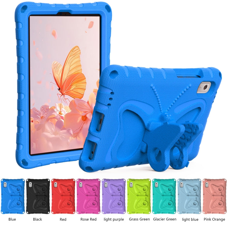 For Lenovo Tab M9 TB-310XU 2023 Butterfly Bracket EVA Shockproof Tablet Case(Blue)