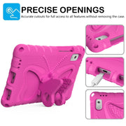 For Lenovo Tab M9 TB-310XU 2023 Butterfly Bracket EVA Shockproof Tablet Case(RoseRed)