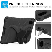 For Honor Pad X9 Butterfly Bracket EVA Shockproof Tablet Case(Black)