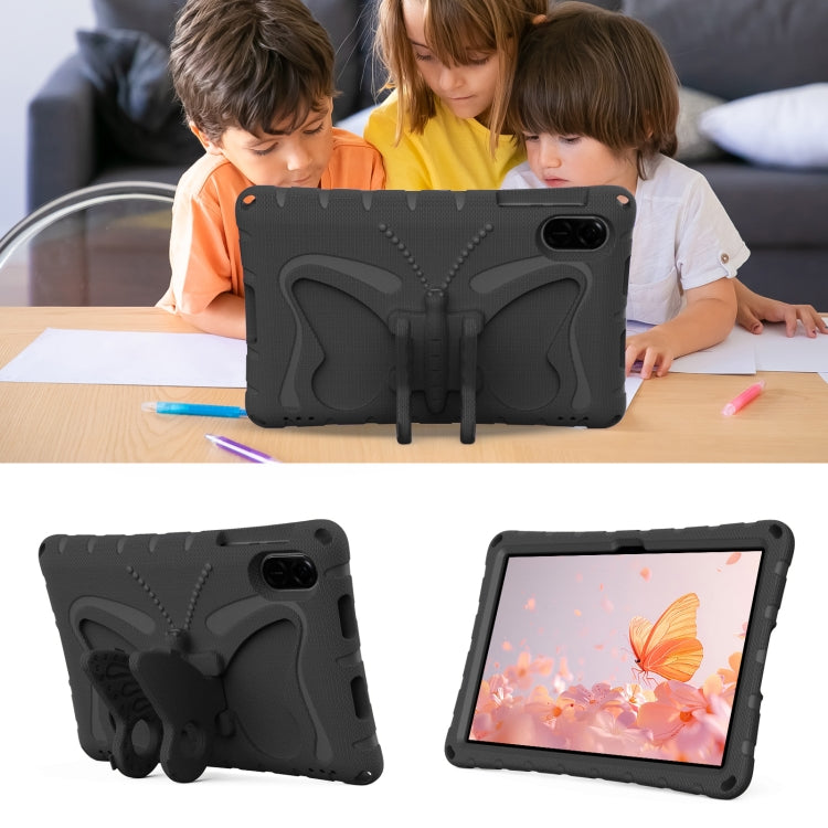 For Honor Pad X9 Butterfly Bracket EVA Shockproof Tablet Case(Black)