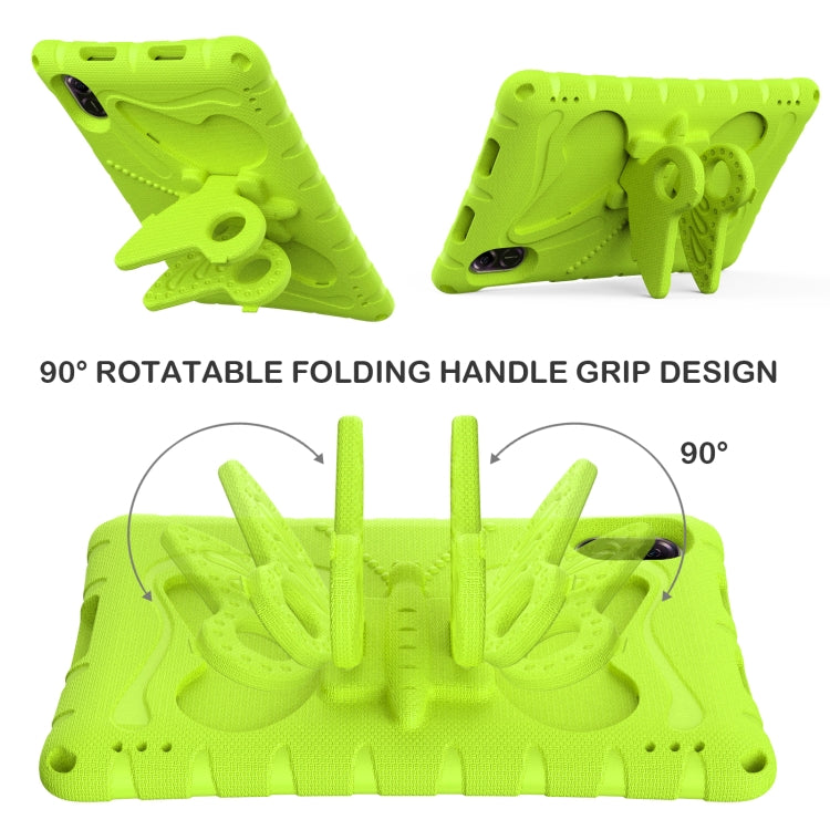 For Honor Pad X9 Butterfly Bracket EVA Shockproof Tablet Case(Grass Green)