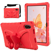 For Honor Pad X9 Butterfly Bracket EVA Shockproof Tablet Case(Red)