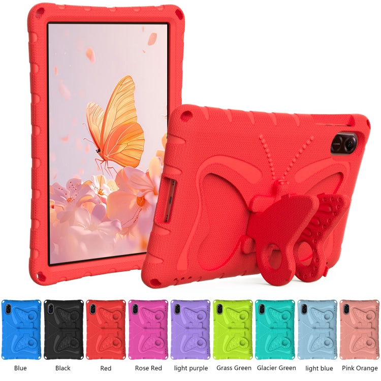 For Honor Pad X9 Butterfly Bracket EVA Shockproof Tablet Case(Red)