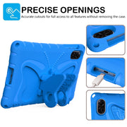 For Honor Pad X9 Butterfly Bracket EVA Shockproof Tablet Case(Blue)