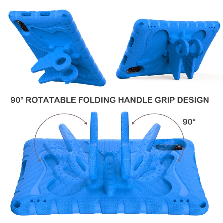 For Honor Pad X9 Butterfly Bracket EVA Shockproof Tablet Case(Blue)