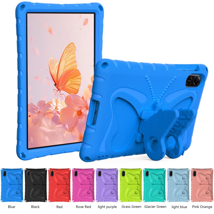 For Honor Pad X9 Butterfly Bracket EVA Shockproof Tablet Case(Blue)