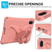 For Honor Pad X8 Pro 11.5 Butterfly Bracket EVA Shockproof Tablet Case(Pink Orange)